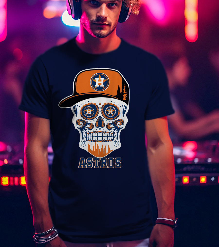 Houston Astros Skull Iconography 331 T-Shirt