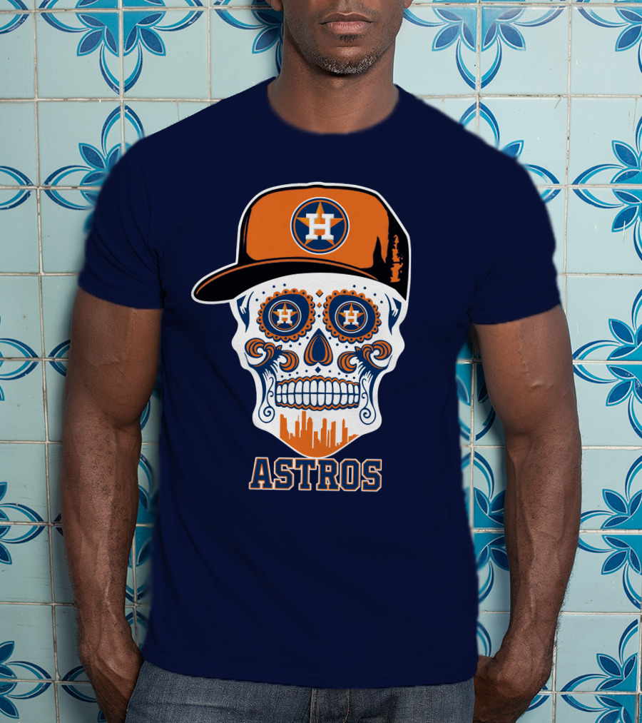 Houston Astros Skull Iconography 331 T-Shirt