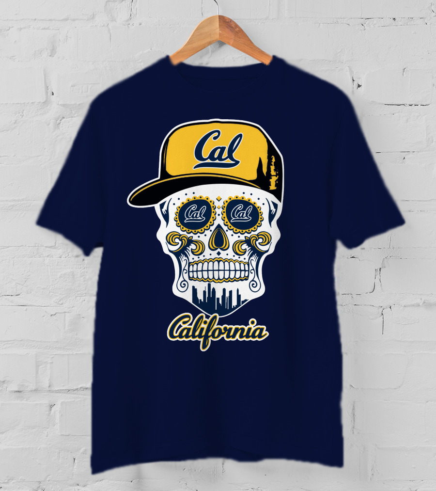California Cal Bears Skull With Cap T-Shirt