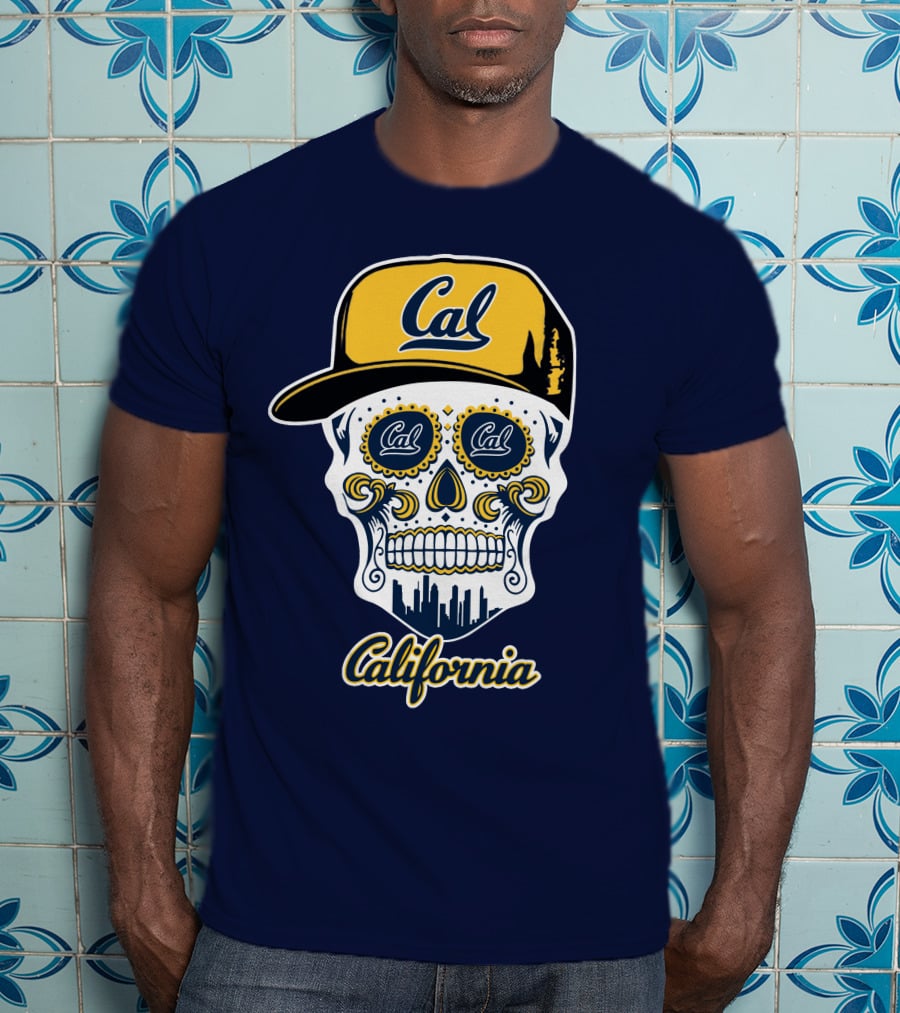 California Cal Bears Skull With Cap T-Shirt