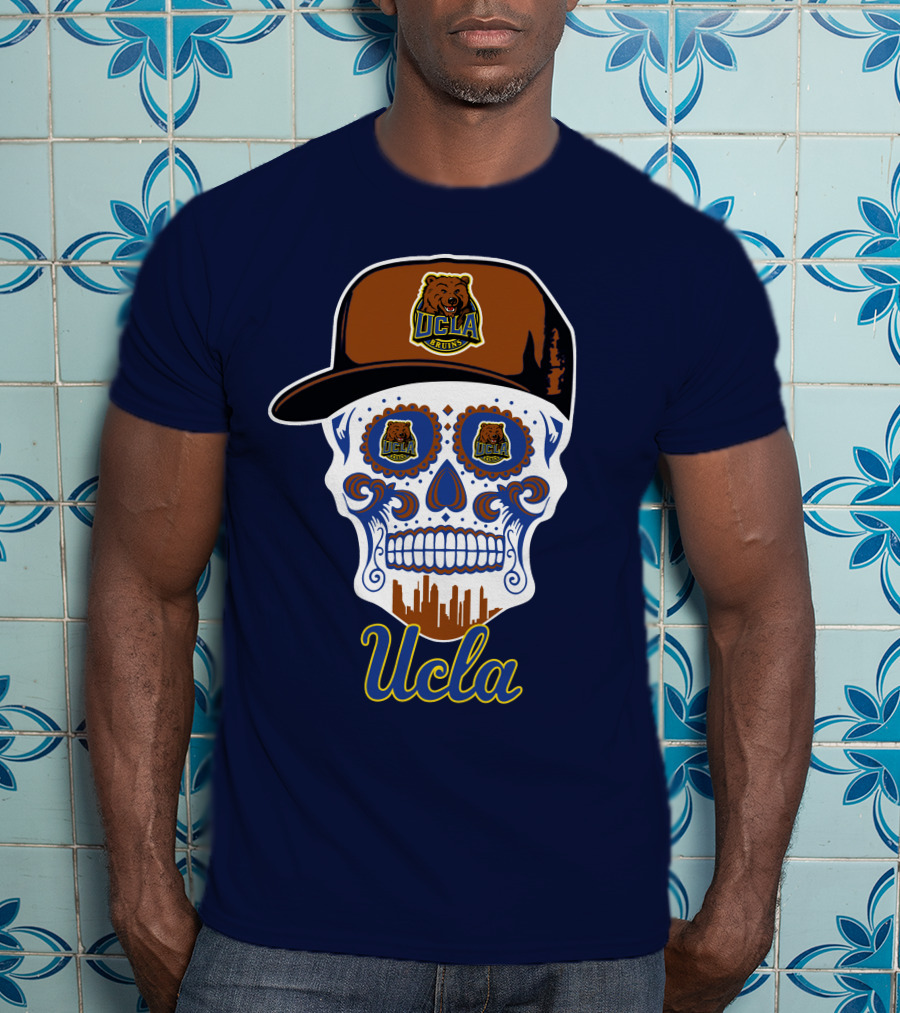 Ucla Bruins Skull With Cap T-Shirt