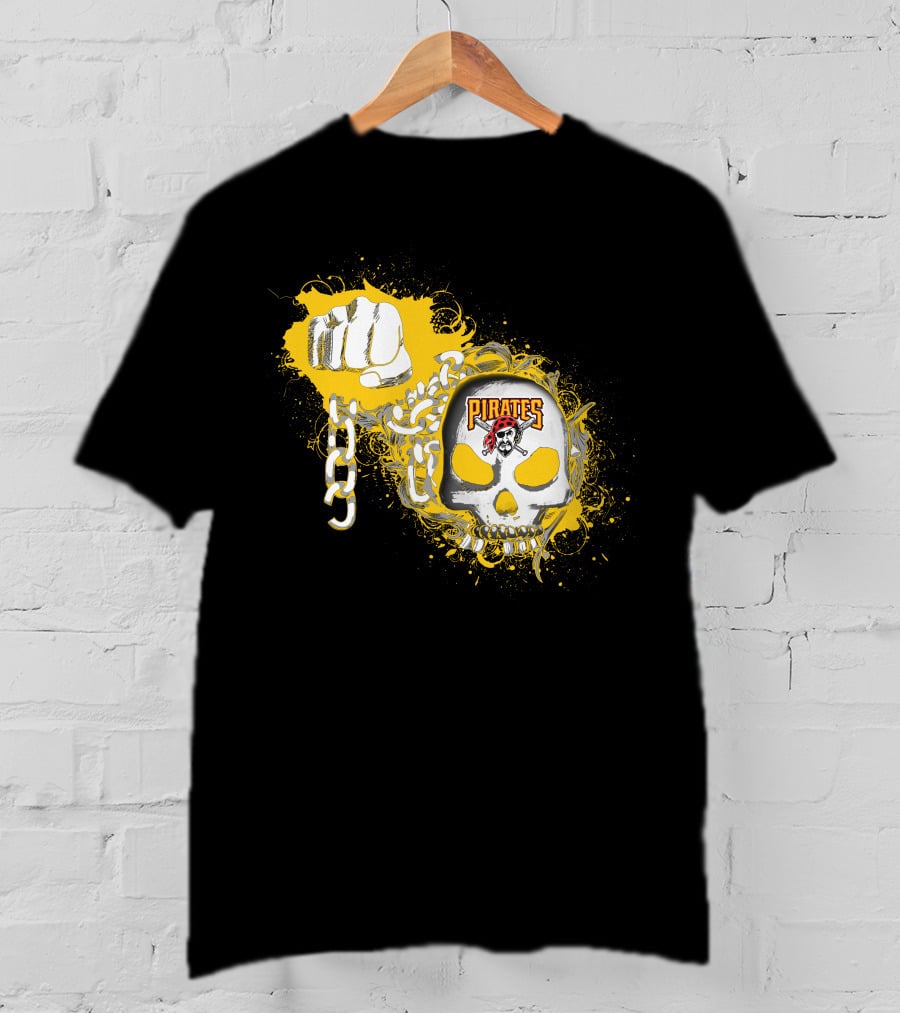 Pittsburgh Pirates Skull And Chains T-Shirt