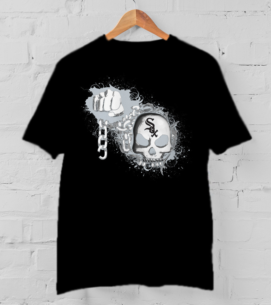 Chicago White Sox Skull And Chain T-Shirt