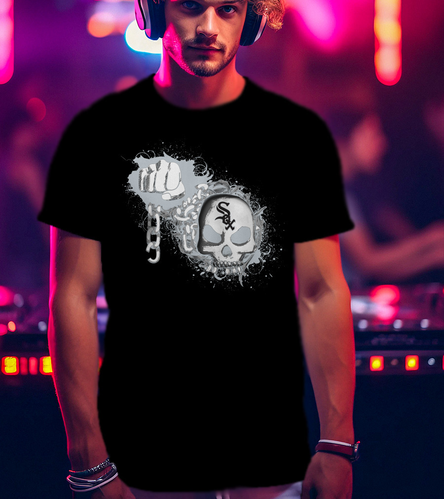 Chicago White Sox Skull And Chain T-Shirt