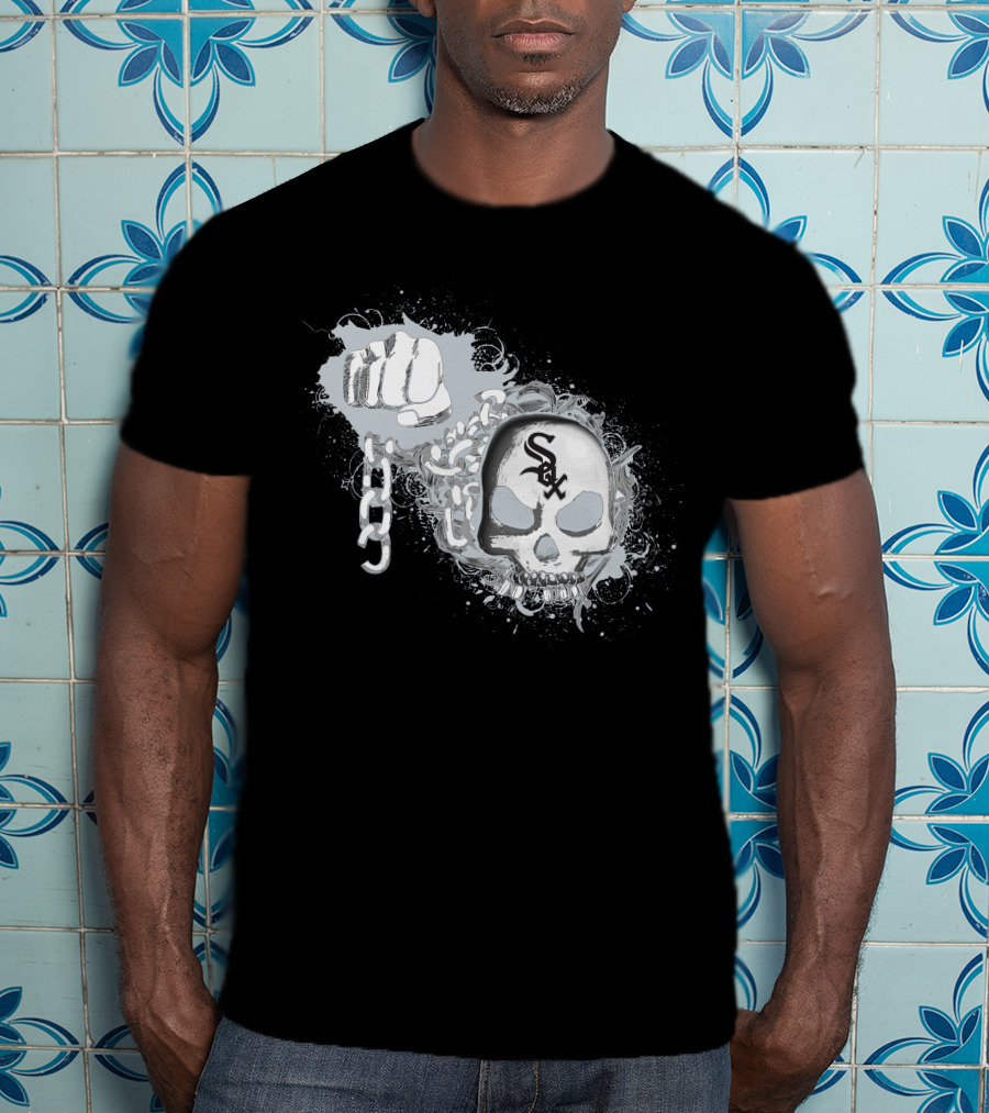 Chicago White Sox Skull And Chain T-Shirt