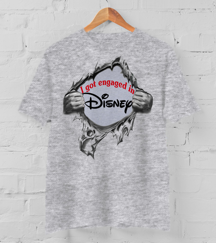 I Got Engaged In Disney Magical Tear Reveal T-Shirt