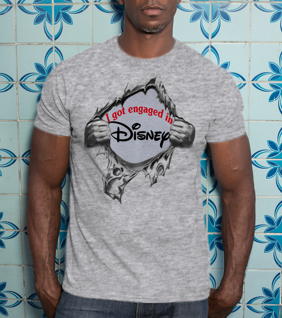 I Got Engaged In Disney Magical Tear Reveal T-Shirt