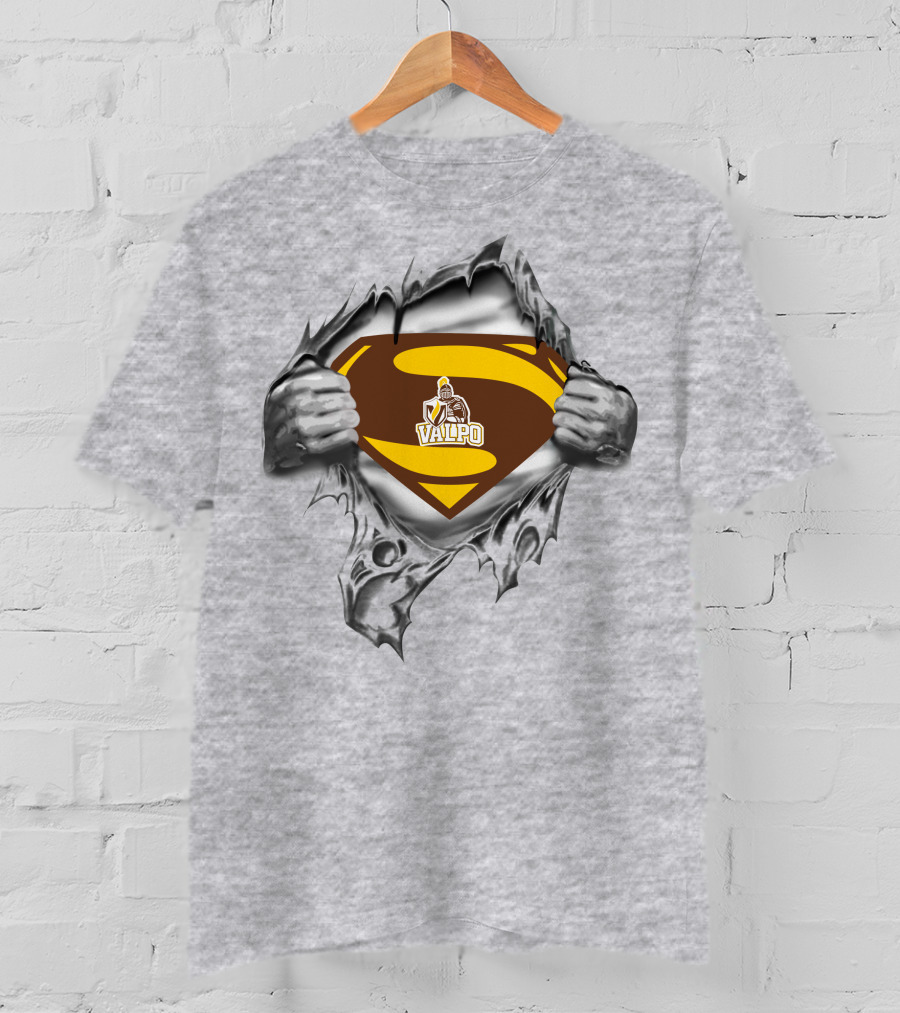 Valparaiso Crusaders Valpo Superman Crest T-Shirt