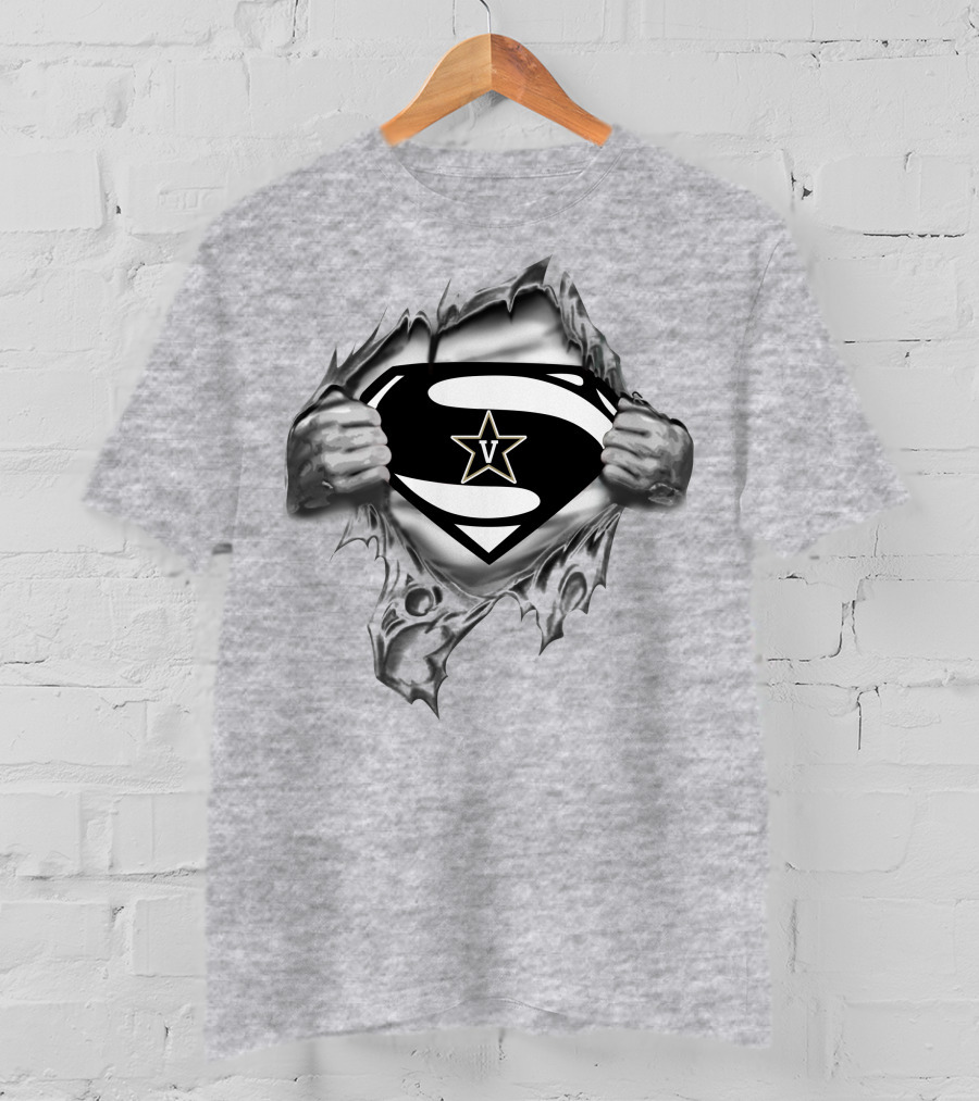 Vanderbilt Commodores Superman V Star T-Shirt