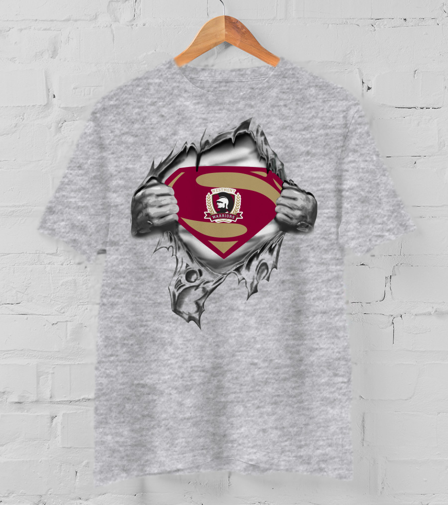 Westmont Warriors Superman Shield T-Shirt