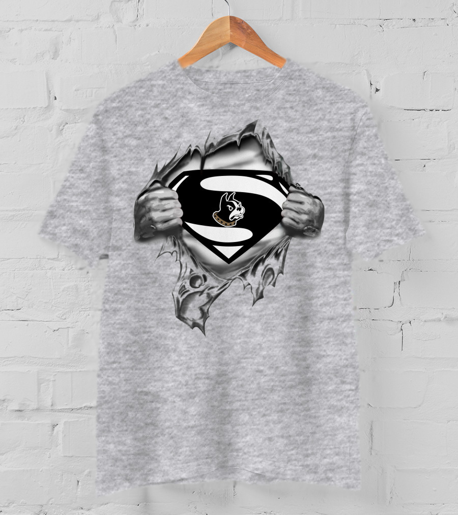 Wofford Terriers Superman Logo Design 370 T-Shirt