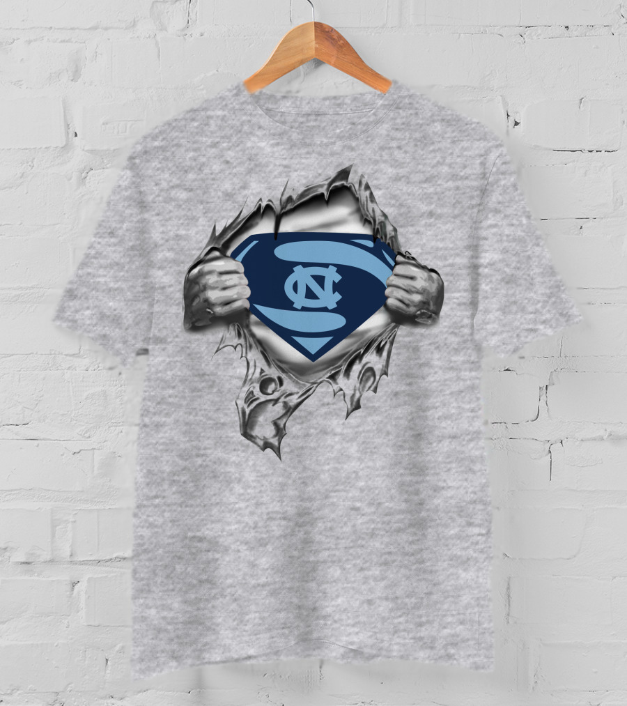North Carolina Tar Heels Superman T-Shirt
