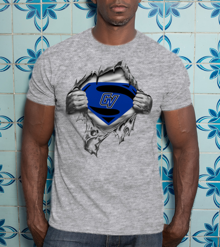Grand Valley State Lakers Gv Superman T-Shirt