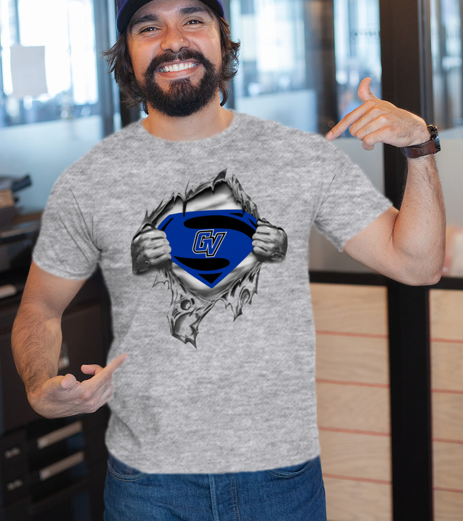 Grand Valley State Lakers Gv Superman T-Shirt