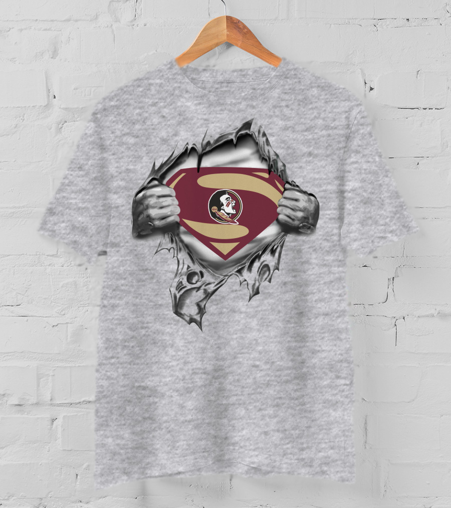 Florida State Seminoles Superman Logo Tear-Away T-Shirt