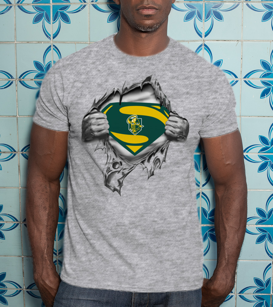 Clarkson Golden Knights Superman Logo Knights T-Shirt