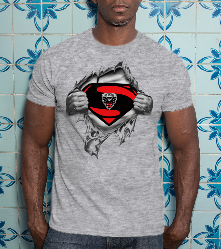 Dc United Superman Shield T-Shirt