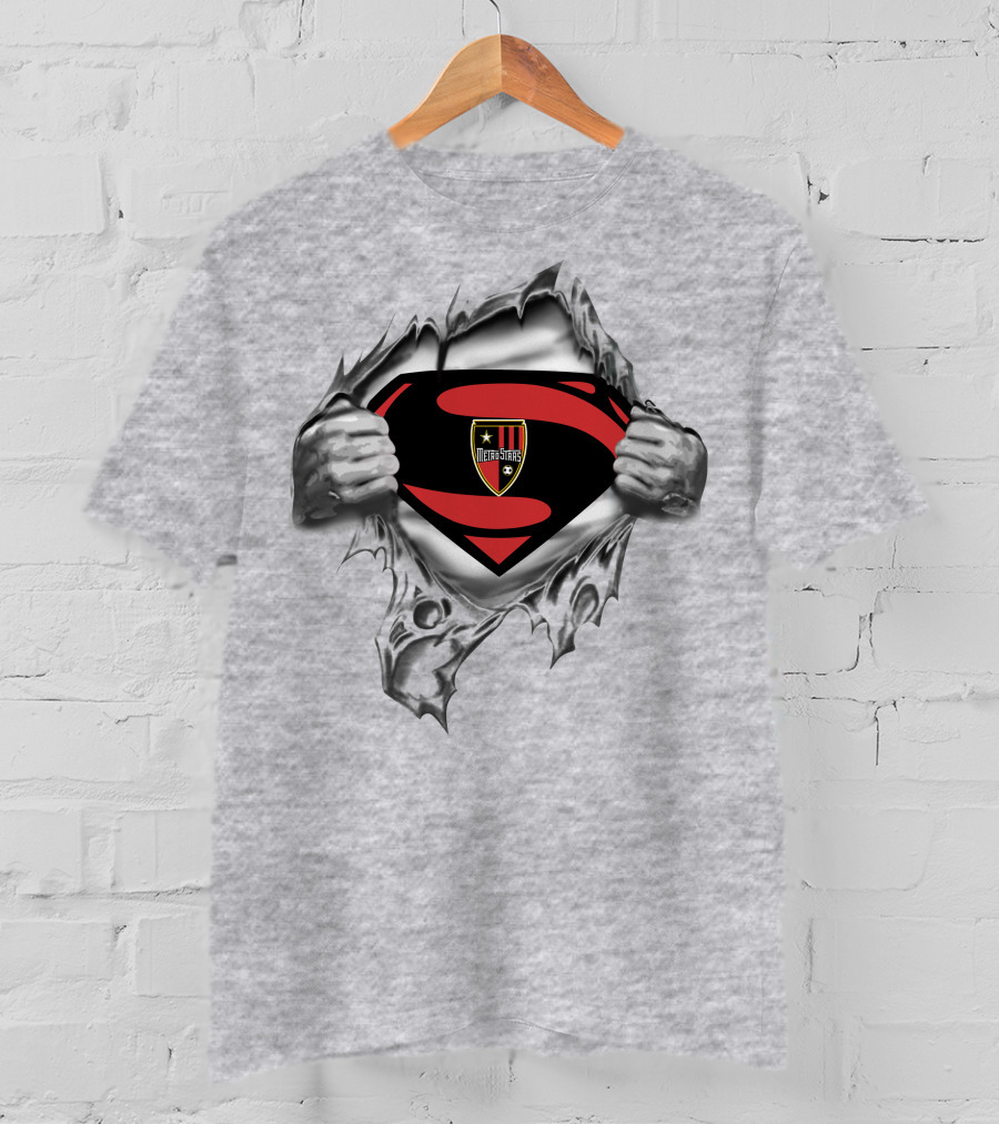 Metrostars Superman Logo With Shield 139 Jersey T-Shirt