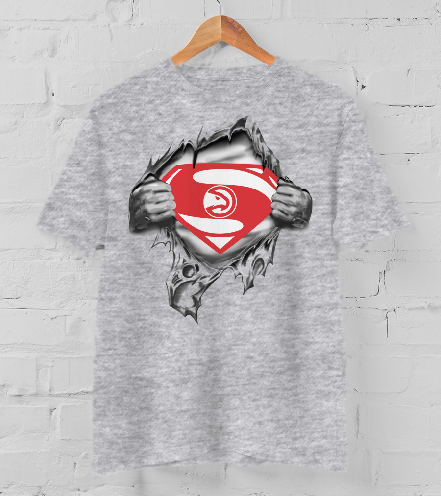 Atlanta Hawks Superman Emblem 1992 Edition T-Shirt
