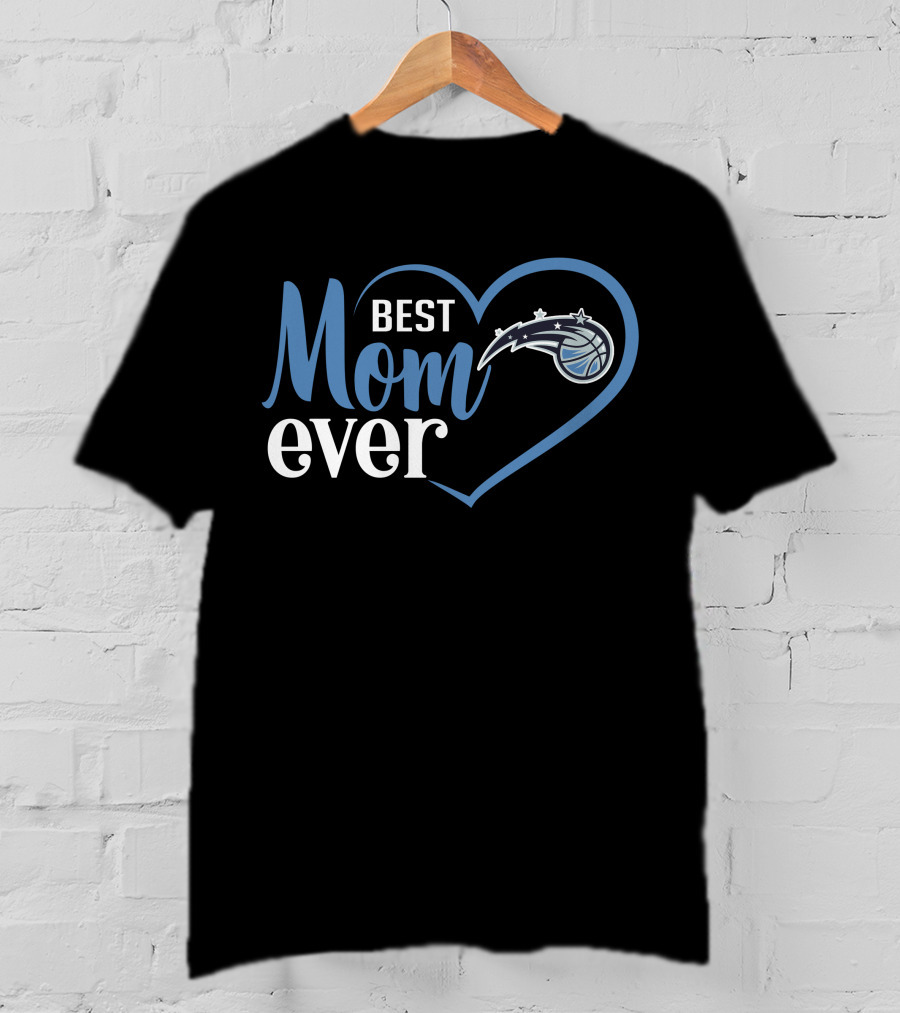 Orlando Magic Best Mom Ever Heart T-Shirt