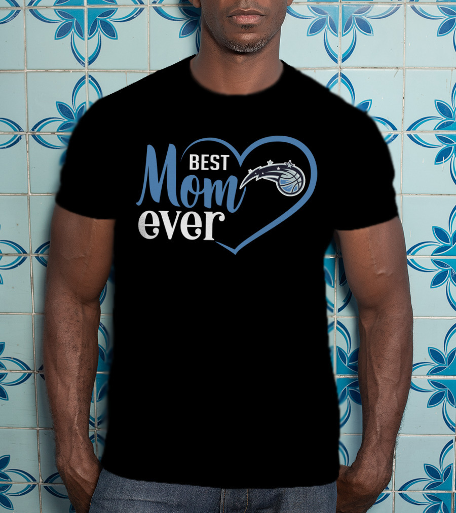 Orlando Magic Best Mom Ever Heart T-Shirt