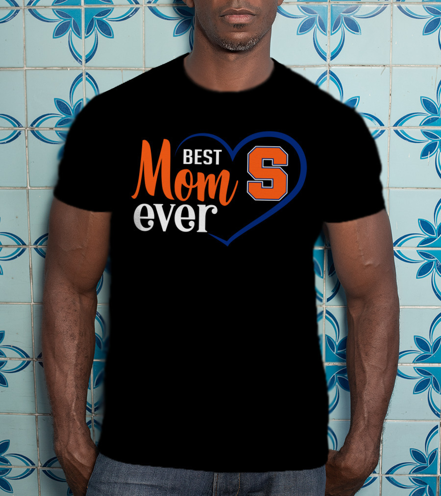 Best Mom Ever Syracuse Orange Heart S T-Shirt