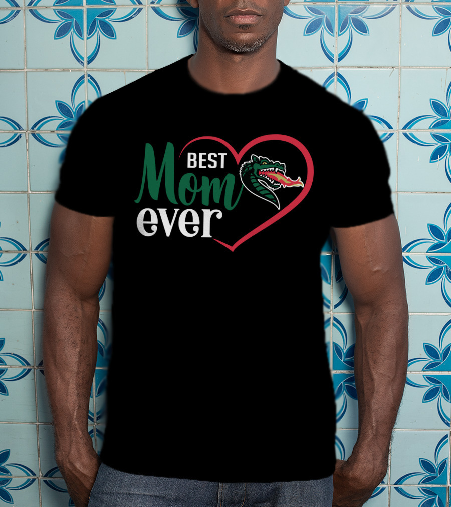 Uab Blazers Best Mom Ever Heart Dragon T-Shirt