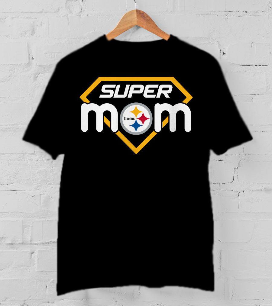 Pittsburgh Steelers Super Mom T-Shirt