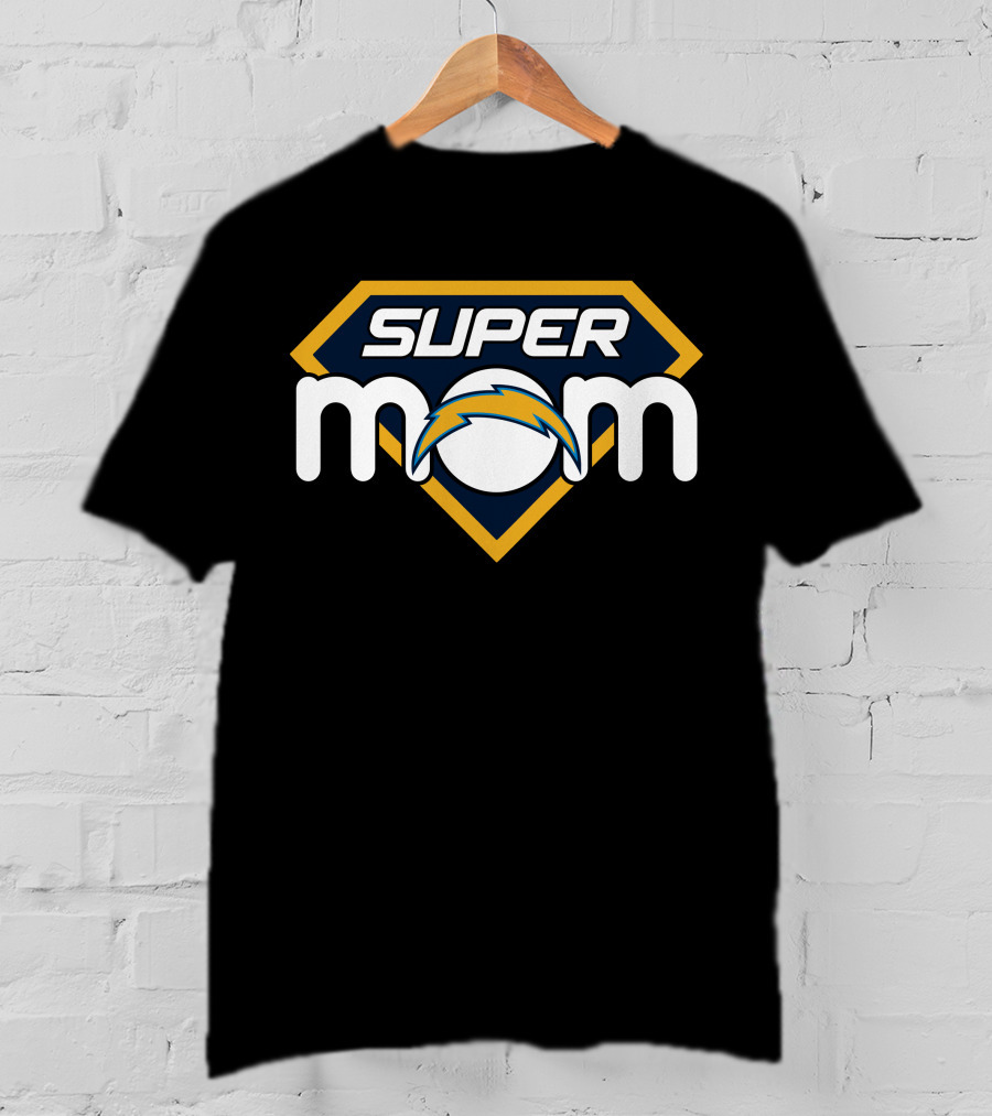 Super Mom Los Angeles Chargers T-Shirt