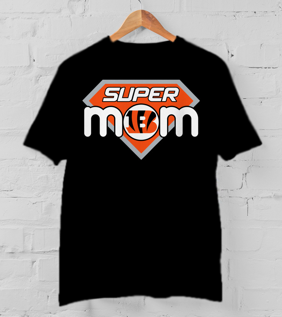 Cincinnati Bengals Super Mom Nfl Fan T-Shirt
