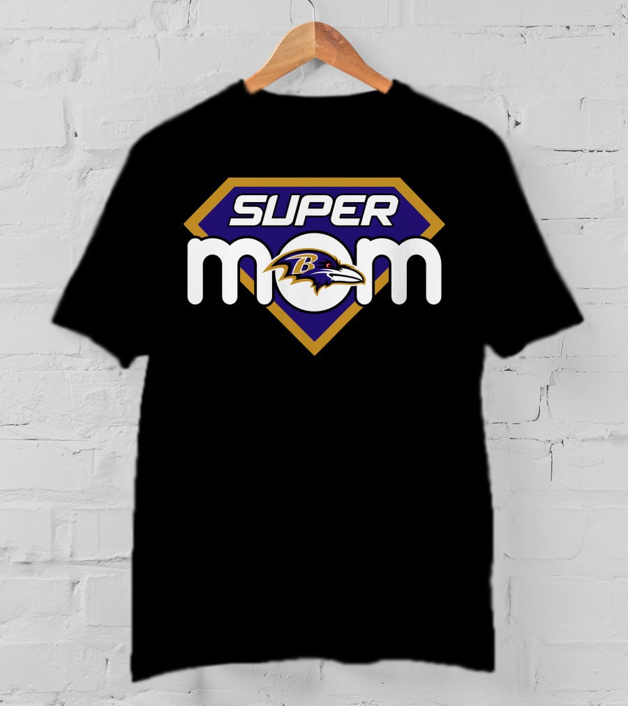 Baltimore Ravens Super Mom T-Shirt