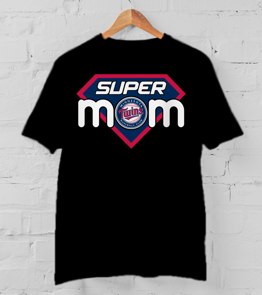 Super Mom Minnesota Twins Baseball Club T-Shirt