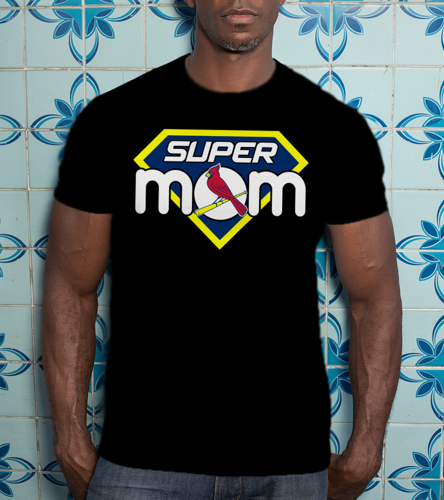 Super Mom St Louis Cardinals Logo T-Shirt