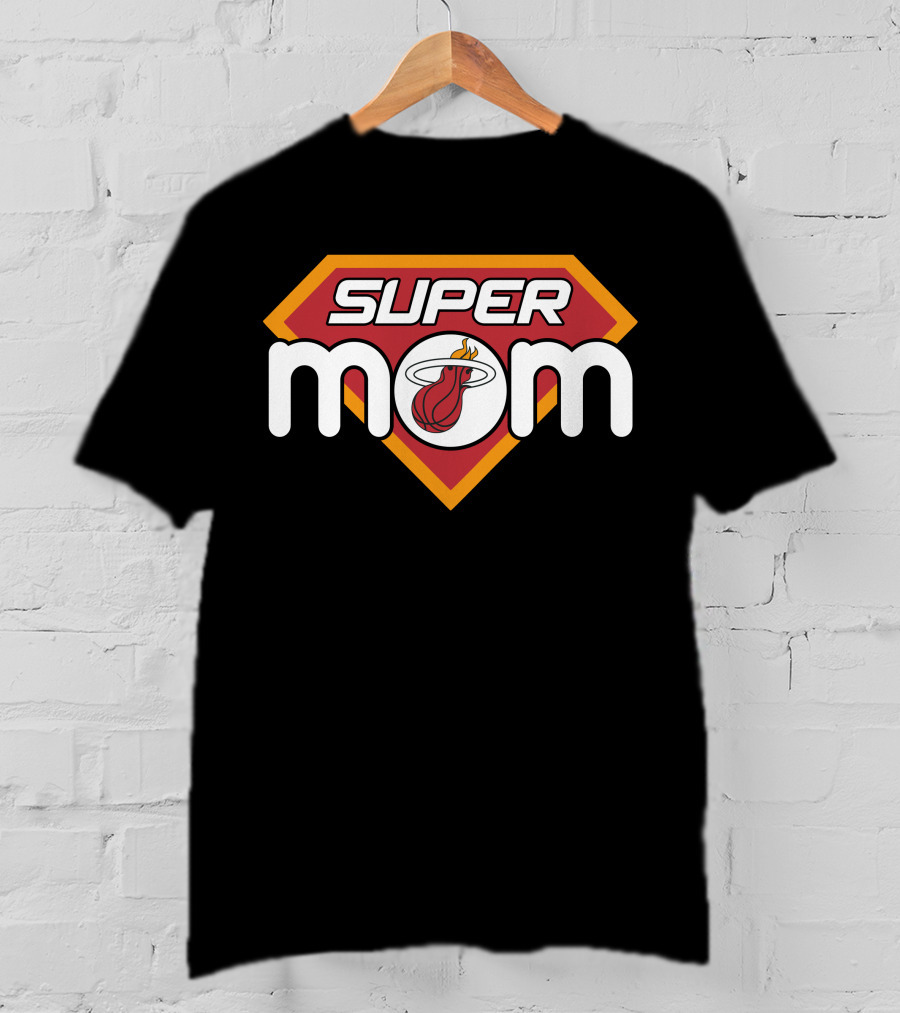 Miami Heat Super Mom Hero Style T-Shirt