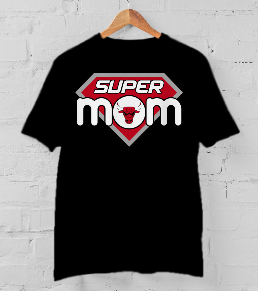 Super Mom Chicago Bulls T-Shirt