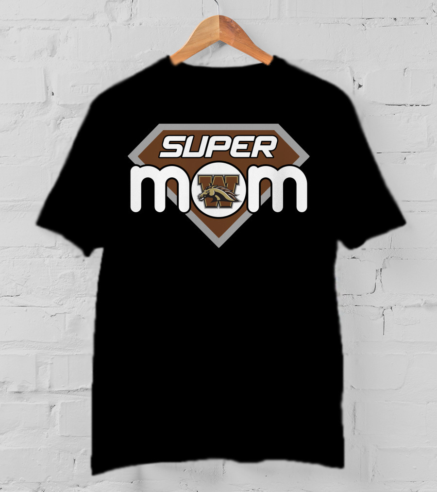 Super Mom Western Michigan Broncos T-Shirt