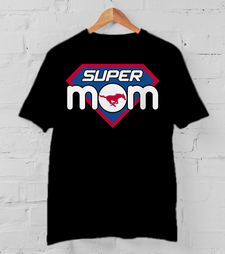Super Mom Smu Mustangs 143 T-Shirt