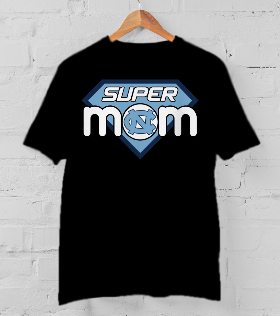 North Carolina Tar Heels Super Mom Emblem 157 T-Shirt