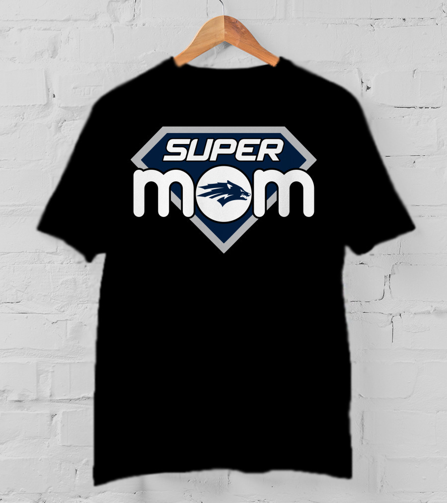 Nevada Wolf Pack Super Mom Superhero T-Shirt