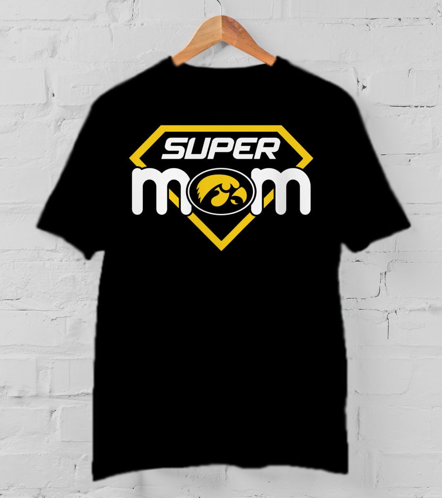 Iowa Hawkeyes Super Mom Hero T-Shirt