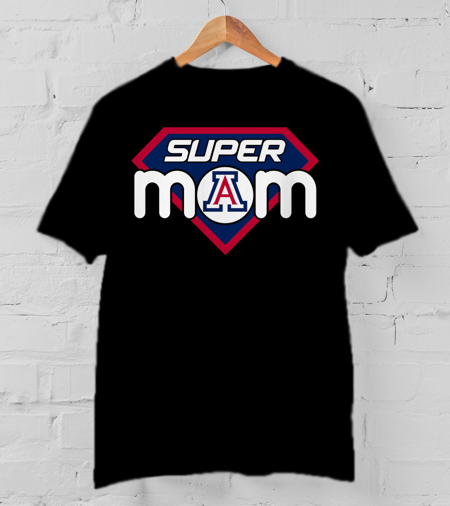 Arizona Wildcats Super Mom Hero T-Shirt