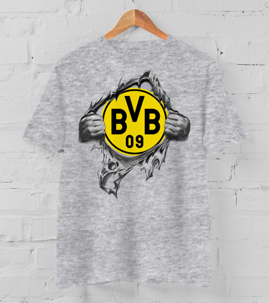 Dortmund Bvb 09 Super Fan Logo Burst T-Shirt