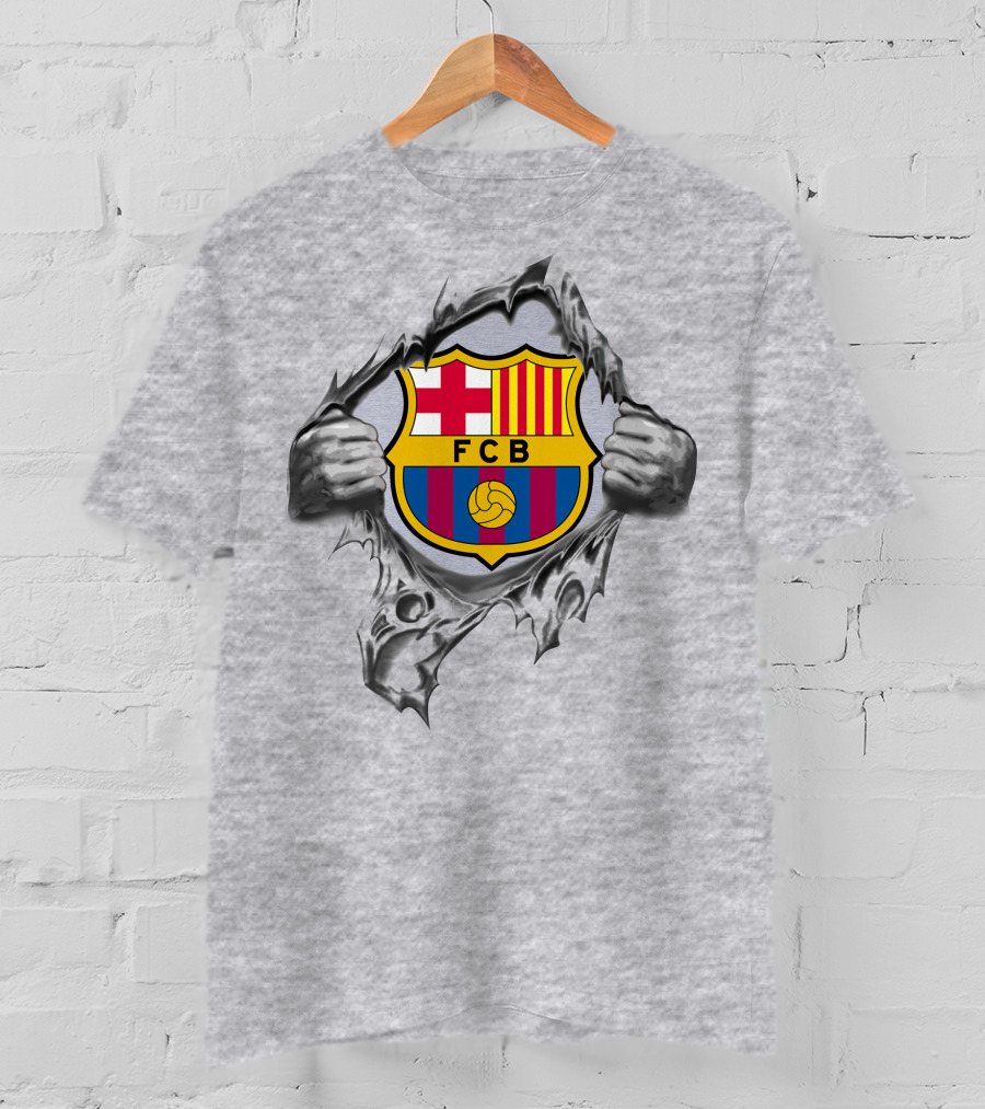 Fcb 301 Barcelona Super Fan Logo Burst T-Shirt