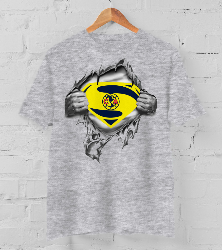 Club América Superman Logo Emblem Outfit T-Shirt
