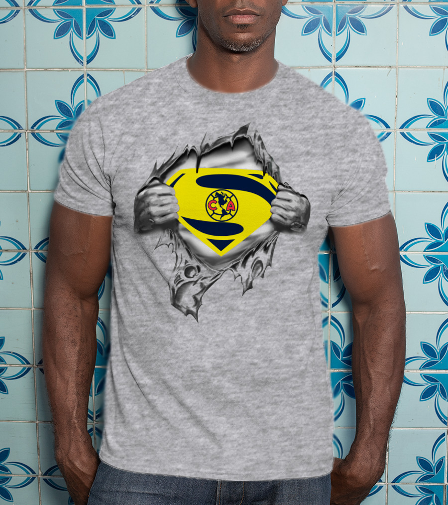 Club América Superman Logo Emblem Outfit T-Shirt