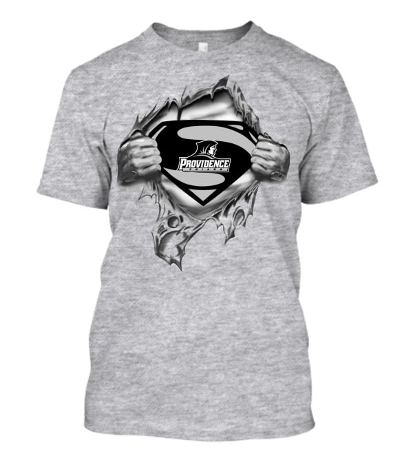 Providence Friars Superman Logo And Iconic Shield T-Shirt