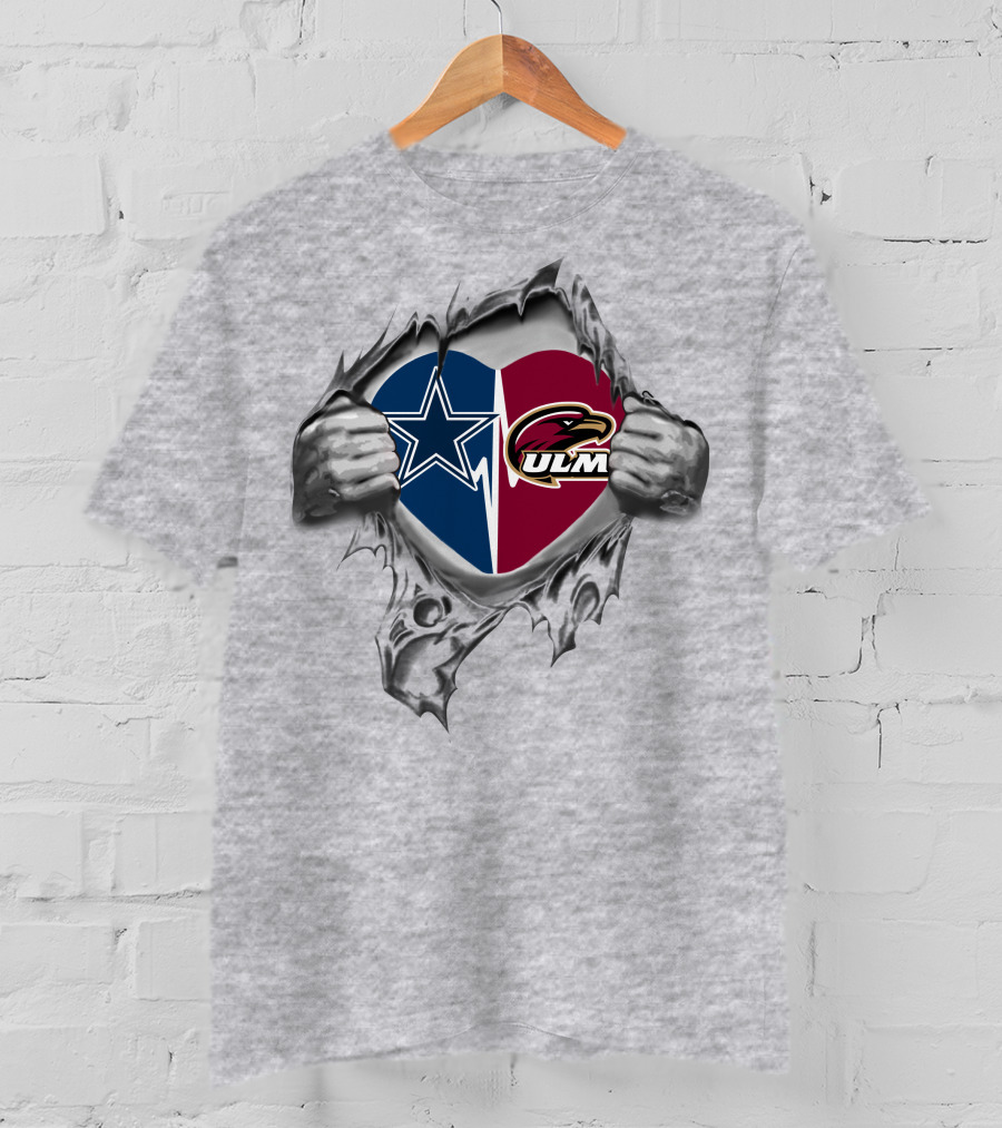 Cowboys Ulm Warhawks Heart Symbol Of Loyalty And Passion T-Shirt
