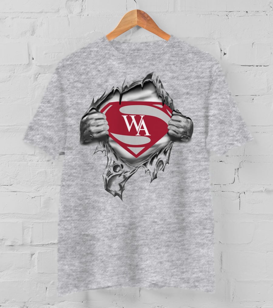 Woodward Bound Wa Superman Emblem Ribcage Reveal T-Shirt
