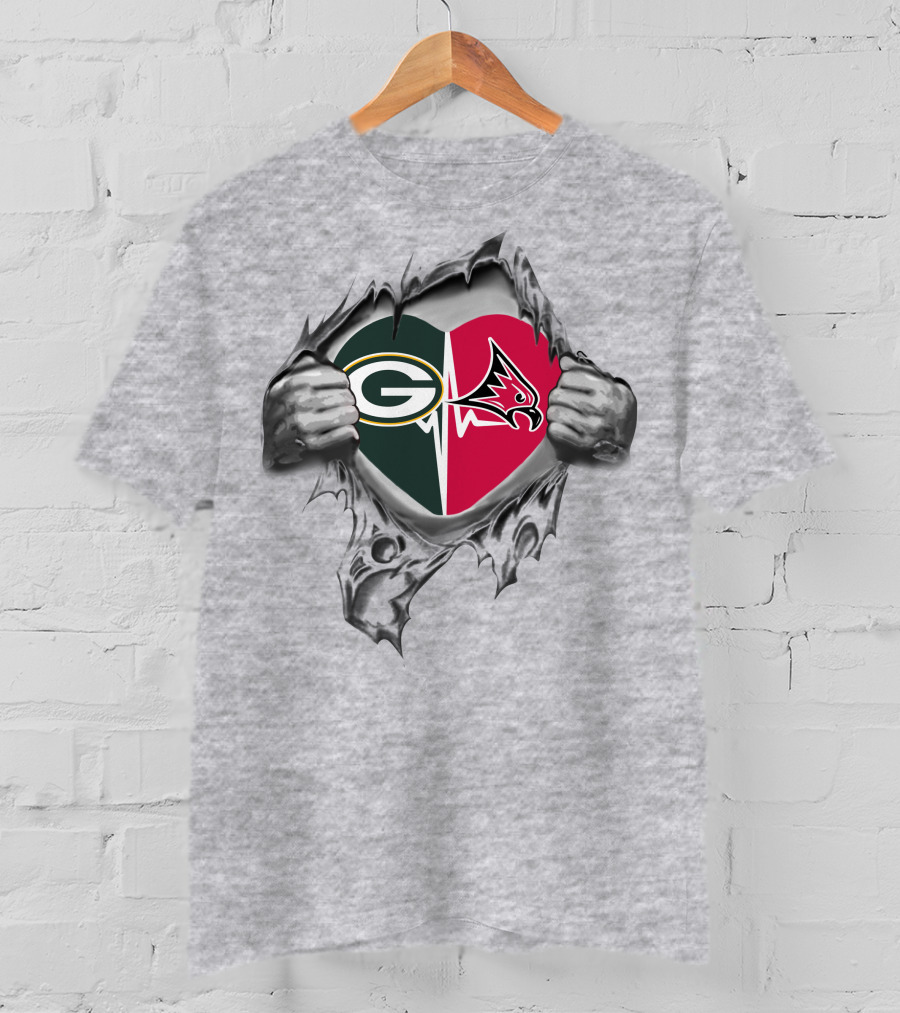 Packers Falcons Heart It's In My Heart T-Shirt