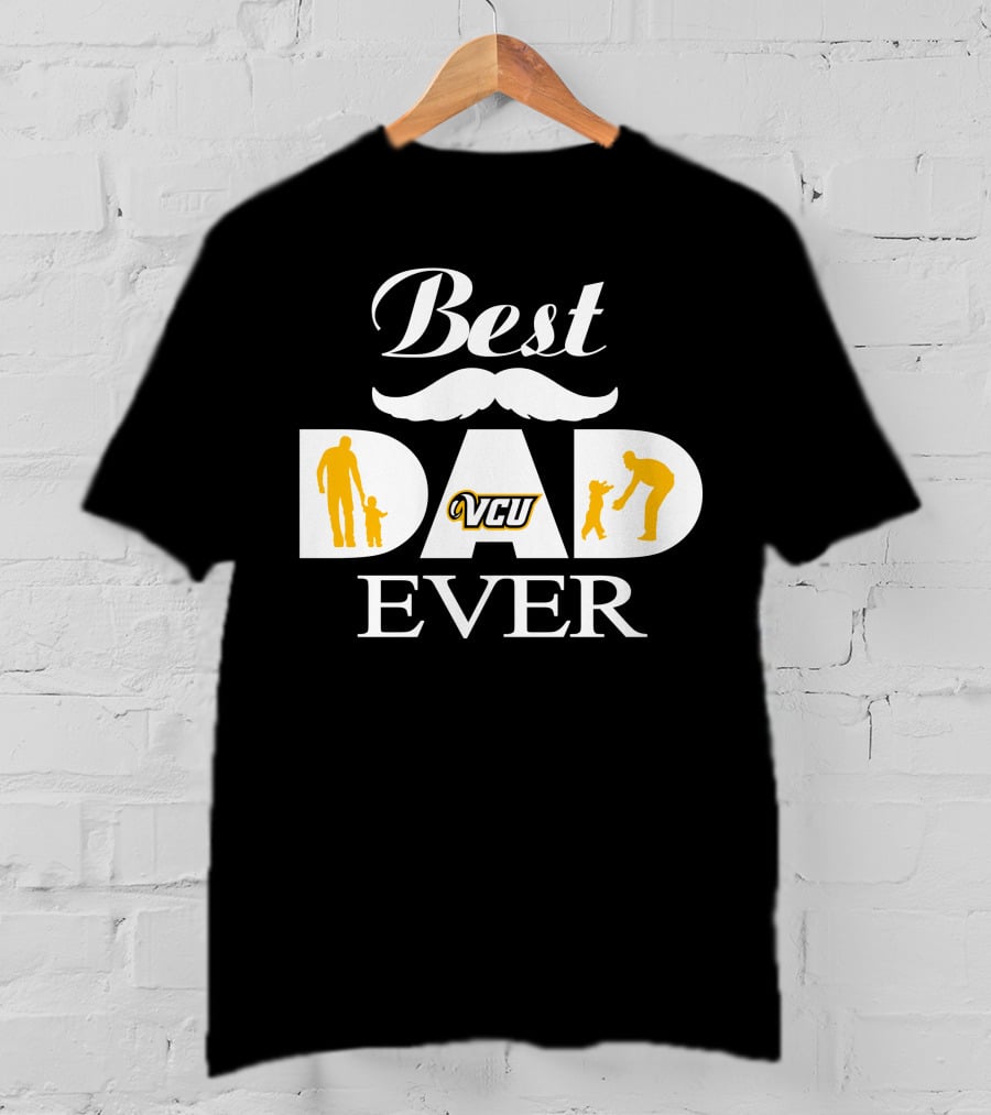 Best Dad Ever Vcu Rams T-Shirt